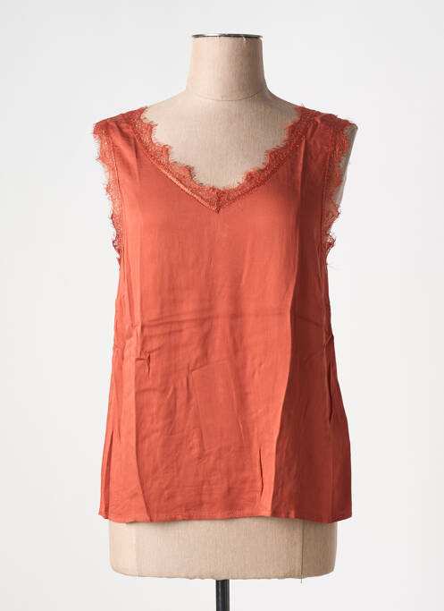 Top orange CREAM pour femme