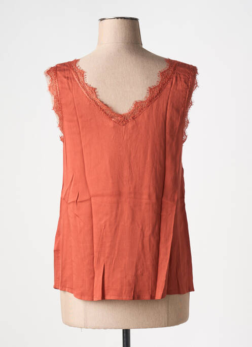 Top orange CREAM pour femme