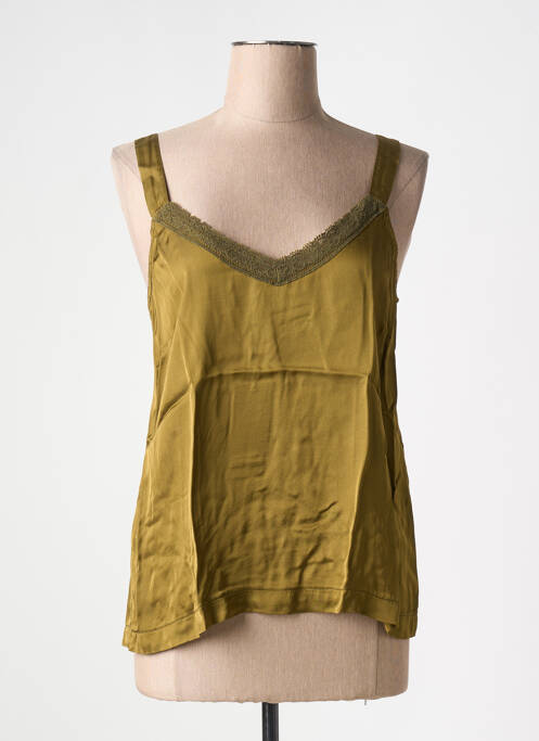 Top vert LA REINE TRICOTE pour femme