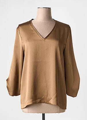 Blouse manches 3/4 manches 3/4 vert TOUPY femme