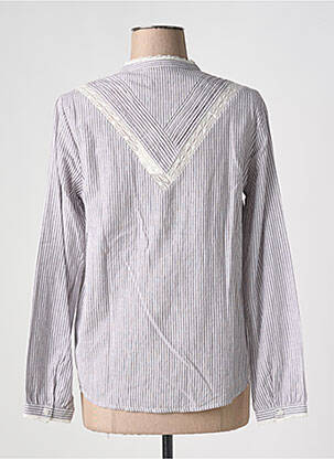 Chemisier coupe cintrée manches longues gris HARTFORD femme