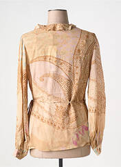 Gilet cache-cœur beige YAYA pour femme seconde vue