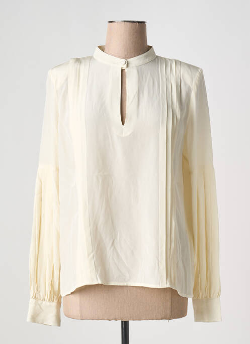 Blouse beige IDANO pour femme