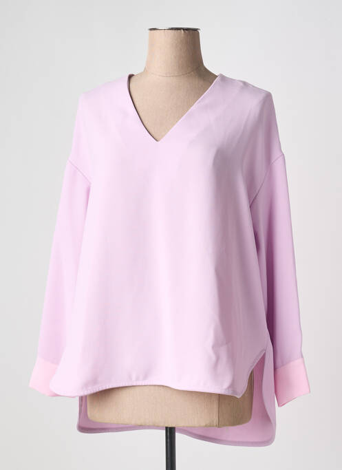 Blouse violet TOUPY pour femme
