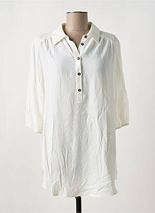 Blouse manches 3/4 manches 3/4 blanc CREAM femme