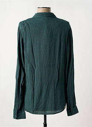 Chemisier coupe cintrée manches longues vert ZILCH femme