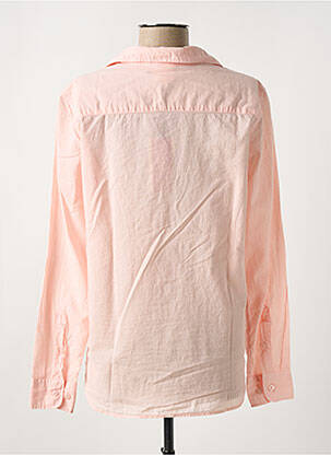 Chemisier coupe cintrée manches longues rose AMOUR femme