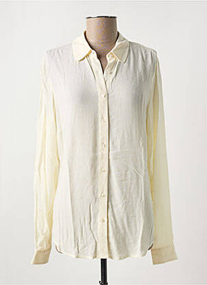 Chemisier coupe cintrée manches longues beige ZILCH femme