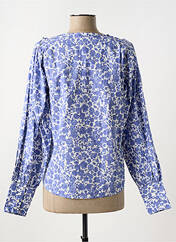 Blouse bleu MSCH COPENHAGEN pour femme seconde vue