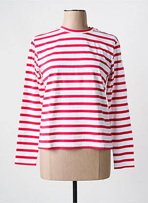 Débardeur stretch sans manche rouge SCOTCH & SODA femme