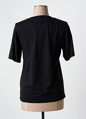 T-shirt sérigraphie manches courtes noir SCOTCH & SODA femme