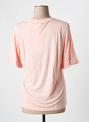 T-shirt coupe droite manches courtes rose FABIENNE CHAPOT femme