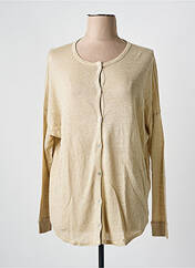Gilet manches longues beige MAYJUNE pour femme seconde vue