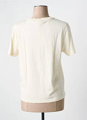 T-shirt beige SCOTCH & SODA pour femme seconde vue