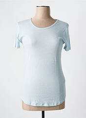 T-shirt bleu MAJESTIC FILATURES pour femme seconde vue