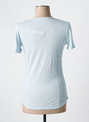 T-shirt bleu MAJESTIC FILATURES pour femme seconde vue