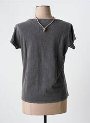 T-shirt gris ONE TEE pour femme seconde vue