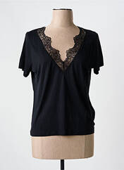 T-shirt noir MAJESTIC FILATURES pour femme seconde vue