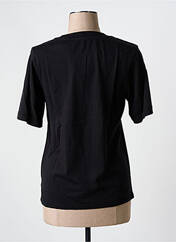 T-shirt noir SCOTCH & SODA pour femme seconde vue
