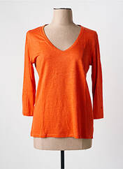 T-shirt orange MAJESTIC FILATURES pour femme seconde vue