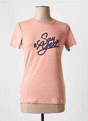 T-shirt rose LA PETITE FRANCAISE pour femme seconde vue