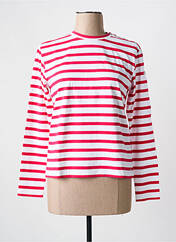 T-shirt rouge SCOTCH & SODA pour femme seconde vue