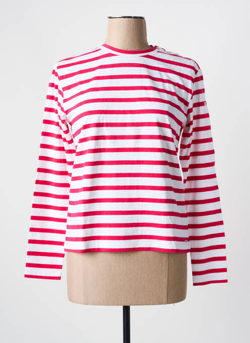Débardeur stretch sans manche rouge SCOTCH & SODA femme