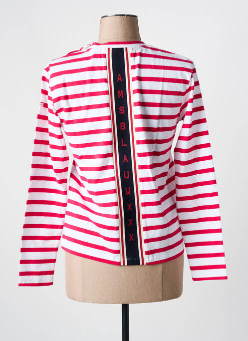 Débardeur stretch sans manche rouge SCOTCH & SODA femme
