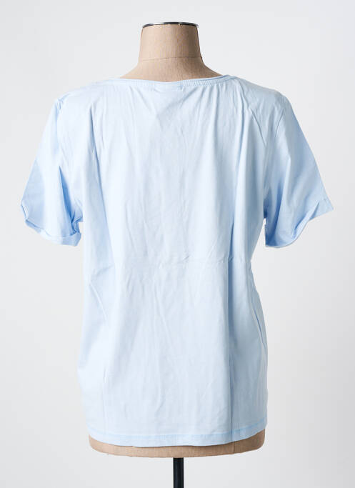 Blouse manches courtes manches courtes bleu CREAM femme