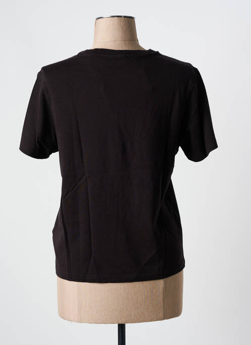 T-shirt sérigraphie manches courtes marron SCOTCH & SODA femme