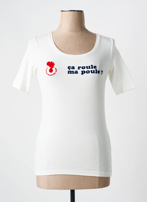 T-shirt blanc LA PETITE FRANCAISE femme
