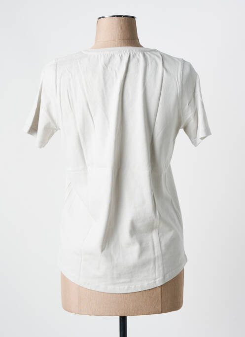 T-shirt gris MAJESTIC FILATURES femme