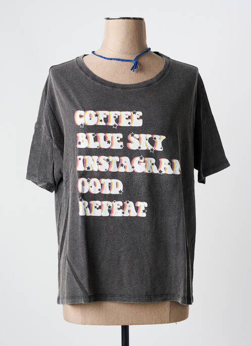 T-shirt gris ONE TEE X VERONICA LOUBRY pour femme