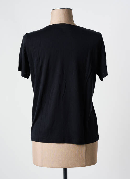 T-shirt noir MAJESTIC FILATURES pour femme