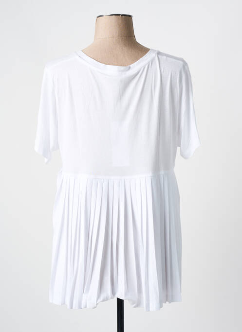 Tunique manches courtes blanc HANA SAN pour femme