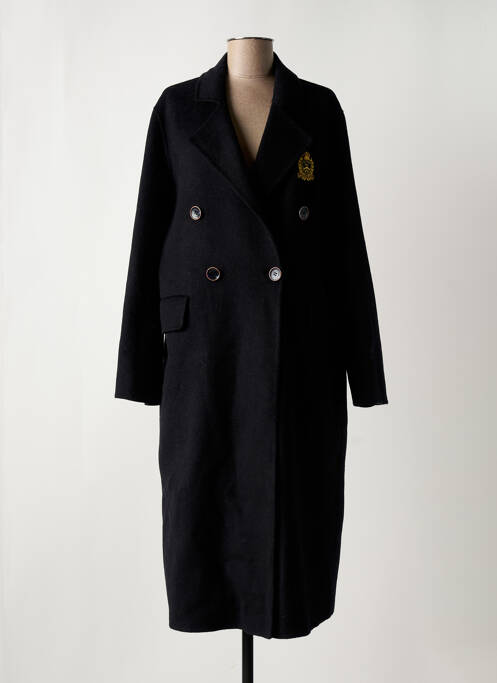Manteau long noir FIVE pour femme