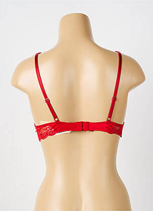 Soutien-gorge légère et transparente haut soutien-gorge emboitant rouge LISE CHARMEL femme