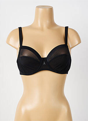 Soutien-gorge légère et transparente haut soutien-gorge emboitant noir ANTIGEL femme