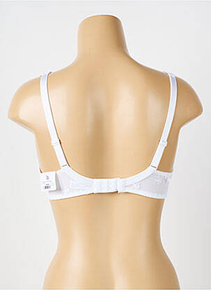 Soutien-gorge effet matière satinée haut soutien-gorge moulé blanc LOUISA BRACQ femme