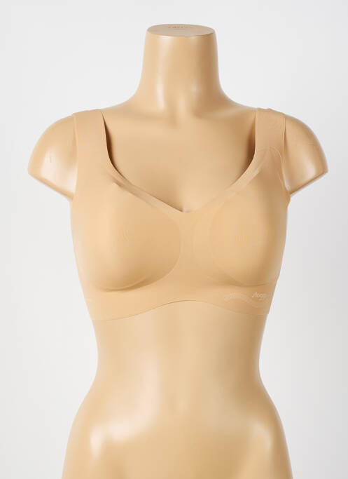 Soutien-gorge sans armature haut soutien-gorge avec mousse de rembourrage amovible chair SLOGGI femme