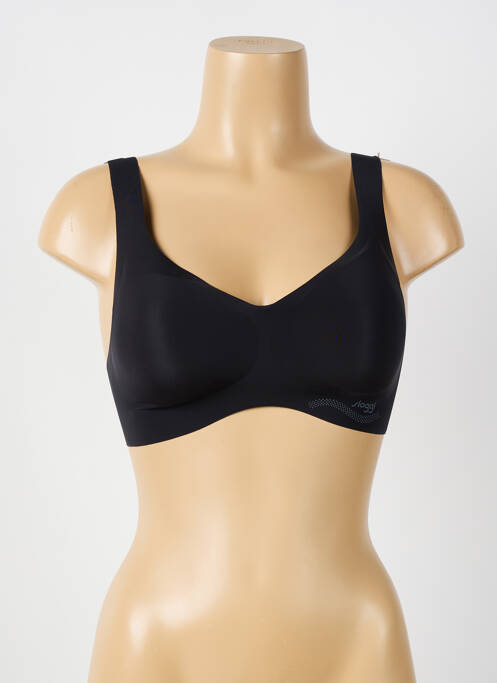 Soutien-gorge sans armature haut soutien-gorge avec mousse de rembourrage amovible noir SLOGGI femme