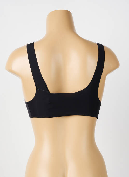 Soutien-gorge sans armature haut soutien-gorge avec mousse de rembourrage amovible noir SLOGGI femme