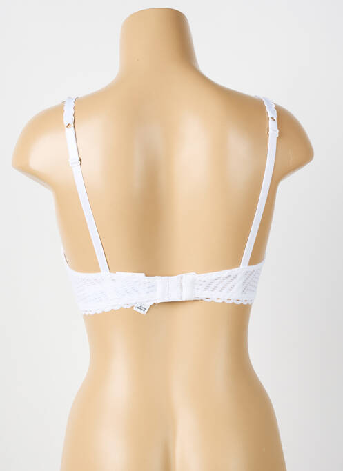 Soutien-gorge légère et transparente haut soutien-gorge emboitant blanc ANTIGEL femme