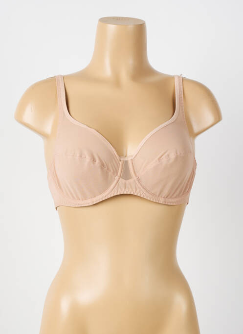 Soutien-gorge légère et transparente haut soutien-gorge emboitant chair ANTIGEL femme