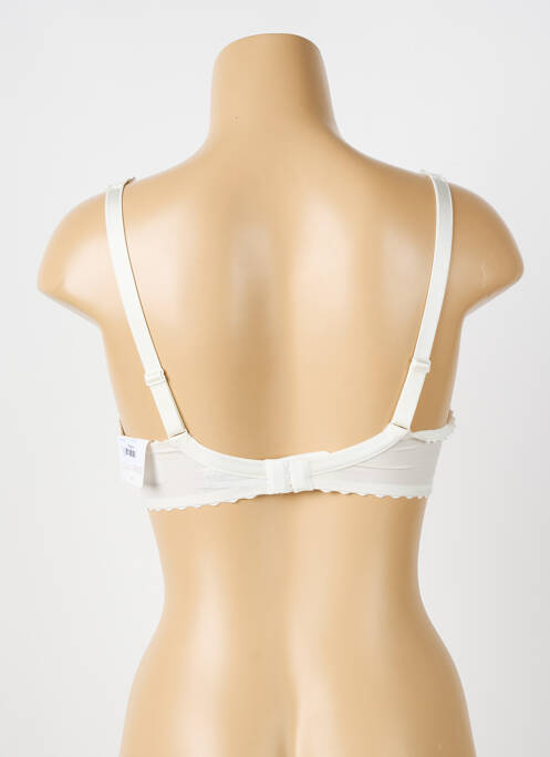 Soutien-gorge effet matière satinée haut soutien-gorge emboitant beige LOUISA BRACQ femme