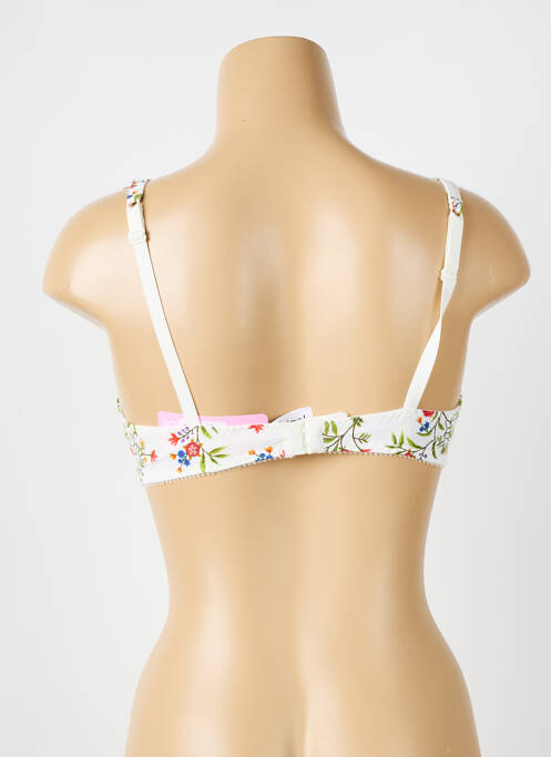 Soutien-gorge broderie haut soutien-gorge emboitant beige ANTIGEL femme