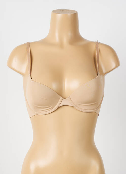 Soutien-gorge effet matière satinée haut soutien-gorge moulé chair B.TEMPT'D BY WACOAL femme