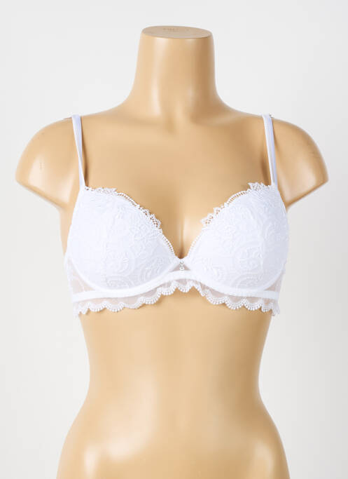 Soutien-gorge légère et transparente haut soutien-gorge moulé blanc LISE CHARMEL femme