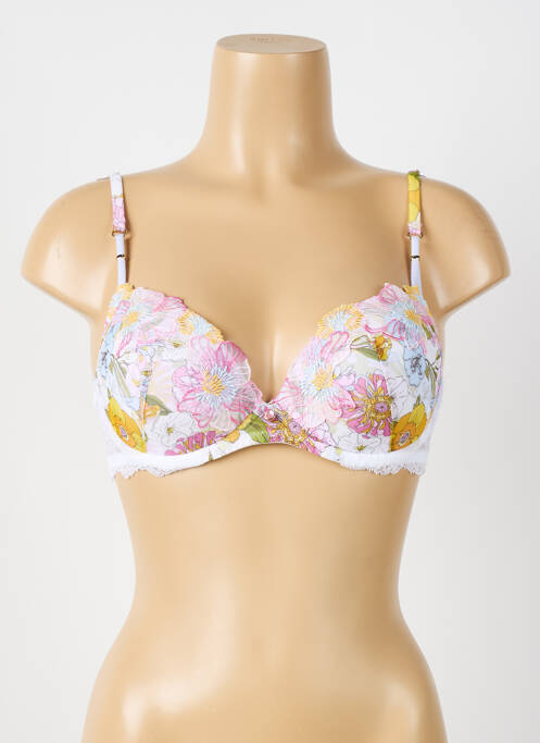 Soutien-gorge légère et transparente haut soutien-gorge moulé blanc LISE CHARMEL femme