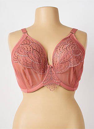 Soutien-gorge légère et transparente haut soutien-gorge emboitant rose ELOMI femme